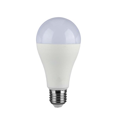 A65 Glödlampa 15W E27 - Samsung Chip, 4000K, Plastlampa