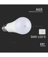 A65 LED-lampa 17W E27 - Plast, 3000K, 200D