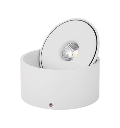 20W Justerbar Utanpåliggande Spotlight Ø14,8cm - RA90, 3-i-1 CCT, Vit