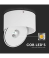 20W Ytmonterad Downlight - LED, COB, 3in1, Vit, Hus.