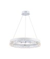 25W Pendellampa - LED, Enkeltring, 3000K, Vit