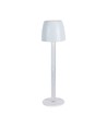 3W uppladdningsbar LED bordslampa, touch dimbar - 310lm, 3000K, svart/transparent, höjd 37cm