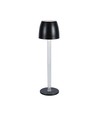 3W uppladdningsbar LED bordslampa, touch dimbar - 3000K, 1800mAh, svart, DC 5V