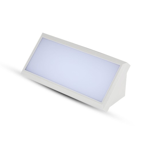 12W LED - Landskap Utomhus, Mjukt Ljus, Medium, 3000K, Vitt Hus