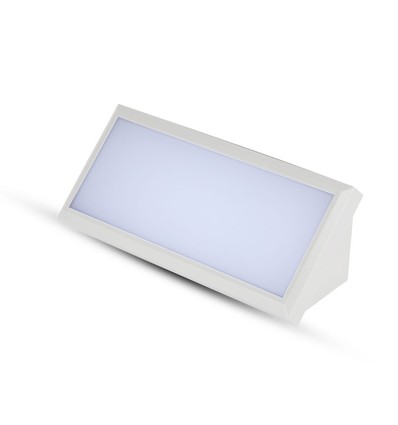 12W LED Landskap - Utomhus mjukt ljus medium, 4000K, vitt hus