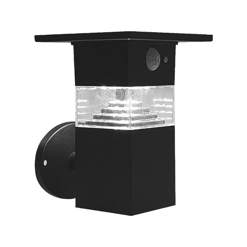 3W LED Solcell Vägglampa - PIR Sensor, IP54