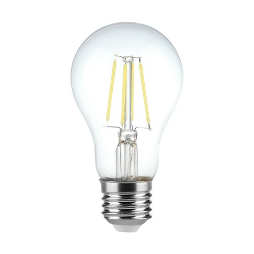 A60 Kolfiberlampa 4W E27 - 6500K.