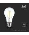 A60 Kolfiberlampa 4W E27 - 6500K.