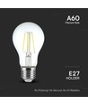 E27 4W Koltrådslampa - A60, 6500K