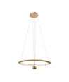 45W LED pendel, Ø60cm, borstat guld - 5500lm, 3000K, designer taklampa, IP20