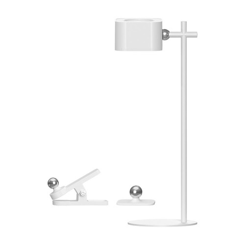 3W LED Bordlampa - Upp/Ner, Magnetisk, Touch, Dimbar, 3i1, Vit, Hus