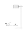 3W LED Bordlampa - Upp/Ner, Magnetisk, Touch, Dimbar, 3i1, Vit, Hus