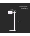 3W LED Bordlampa - Upp/Ner, Magnetisk, Touch, Dimbar, 3i1, Vit, Hus