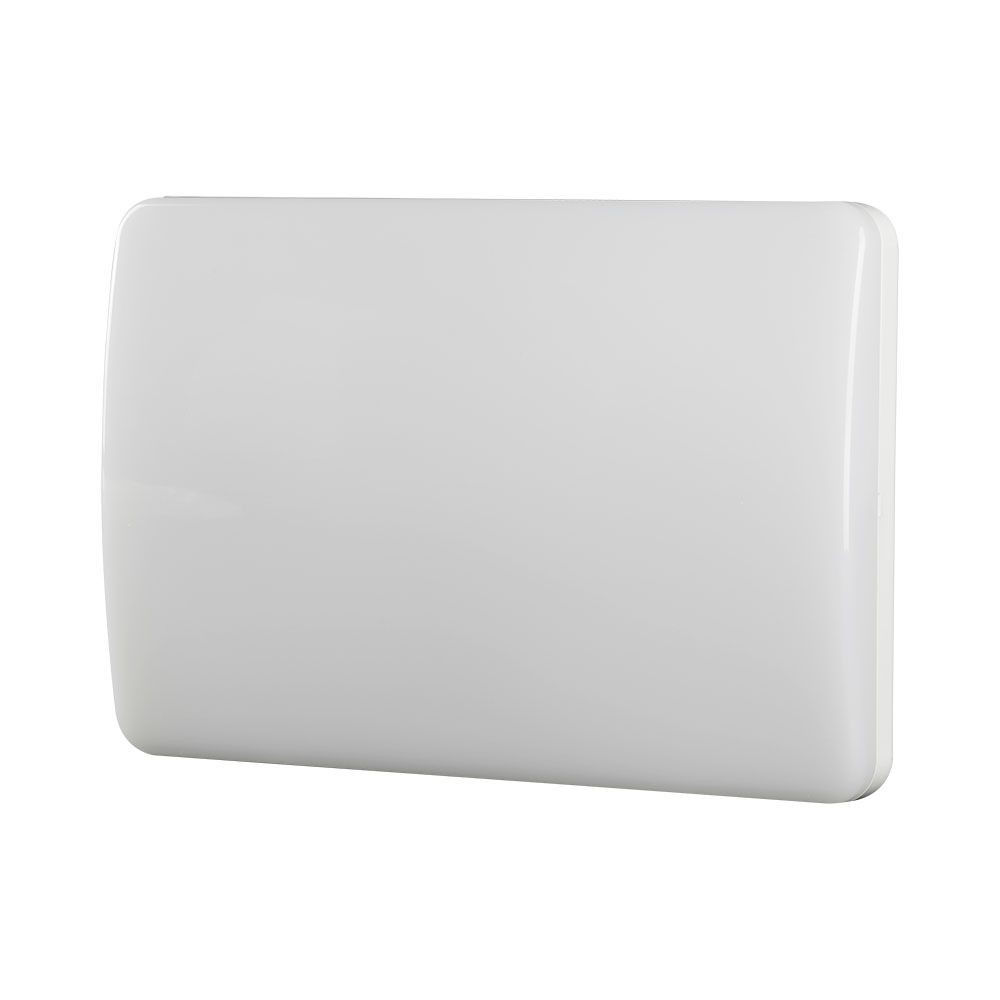 12w Led Lampa Dag/natt Med Samsung Chip 4000k Ip65 Vit Hölje. Kulör : Neutral