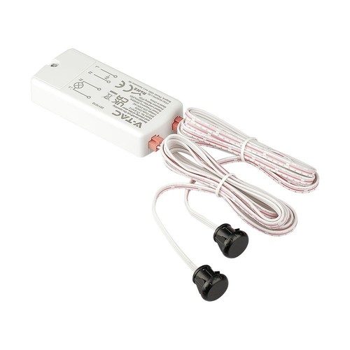 Infraröd Dörrsensor - Vit Kapsling, 230V, max 200W