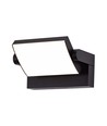 17W LED vägglampa - IP65, svart, aluminium
