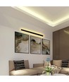 141cm Antracit 23W linjär LED vägglampa, RA90 - IP65, 2875lm, 4000K