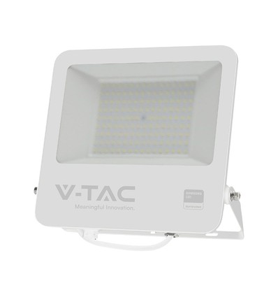 100W LED strålkastare med Samsung LED chip - 100lm/W, IP65, 6500K, svart hölje, utomhus