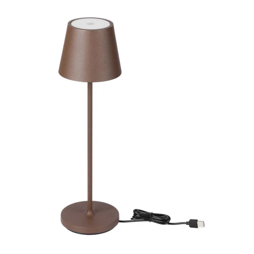 1,5W LED - Bordslampa, Touch, Dimbar, 3000K, IP54, Sand Cortenfärgat Hus