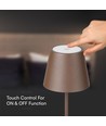 1,5W LED - Bordslampa, Touch, Dimbar, 3000K, IP54, Sand Cortenfärgat Hus