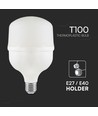 T100 LED-lampa 30W E27 - Plast, 6500K