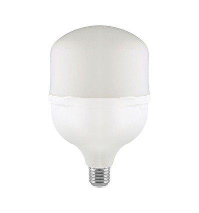 T140 LED Glödlampa 50W E27 - 6500K, med E40 Ring, Plast