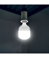 50W LED T140 lampa - 5400lm, E27 med E40 adapter, 105 lm/W, 160 grader, vit plast