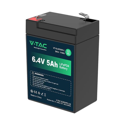 5Ah-L Litium Batteri 6.4V 5Ah