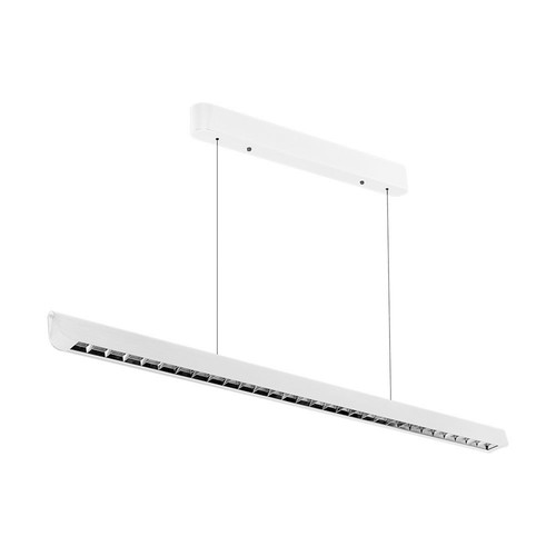 36W LED-skena för upphängning - 3-i-1 CCT, Samsung LED, 120cm, svart/vit, inkl. wireupphängning