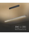 36W LED linjär pendel med Samsung LED - Matt grå, 120cm, CCT, 3-i-1 färg, IP20