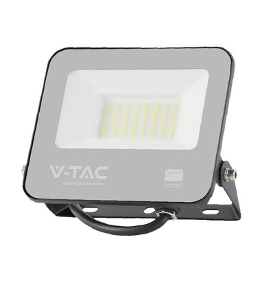 30W LED strålkastare, Samsung LED chip - Svart, 3000K, 1m kabel, IP65 utomhus