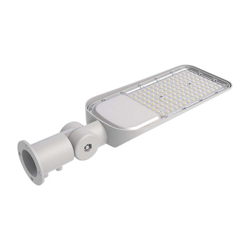 150W LED gatubelysning med Samsung chip och sensor - 135lm/W, 4000K, IP65, grå, inkl. adapter