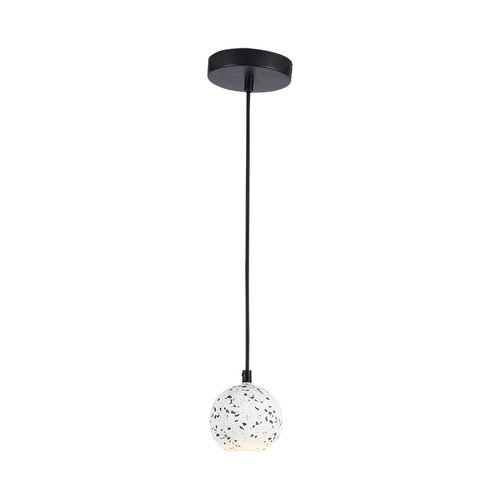 LED designer pendellampa - vit, med G9 sockel