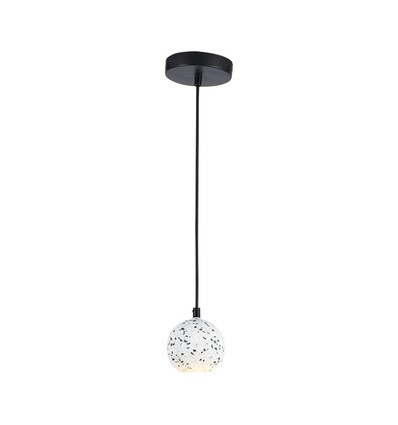 LED designer pendellampa - vit, med G9 sockel