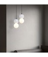 LED designer pendellampa - vit, med G9 sockel