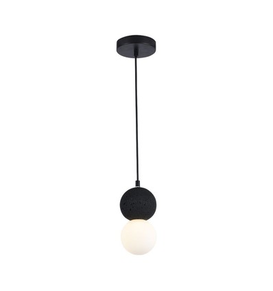 LED Designer Pendellampa G9 - Svart + Vit Hus