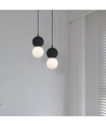 LED Designer Pendellampa G9 - Svart + Vit Hus