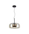 6W LED Pendel - Designerlampa, 3000K, Metall+Glas, Hem