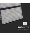 500W LED strålkastare - 1m kabel, Samsung-chip, 6500K, svart hölje, IP65, 135lm/W.