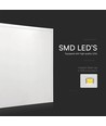 LED-bakbelyst panel 36W - 595x595mm, IP65, flimmerfri, 6500K, 120lm/w