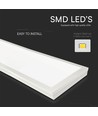 40W LED bakgrundsbelyst panelarmatur - Samsung-chip, 1200x300mm, 4000K.