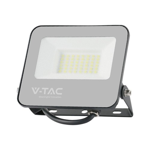 V-Tac 30W RGB+kallvitt strålkastare - Svart hölje, fjärrkontroll, IP65