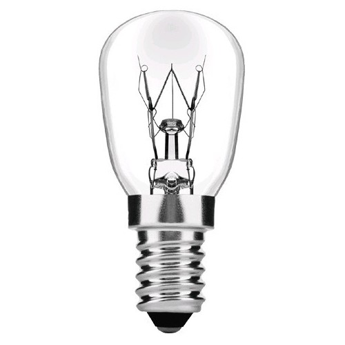 E14 25W halogen ugnslampa - 130lm, max 300°C