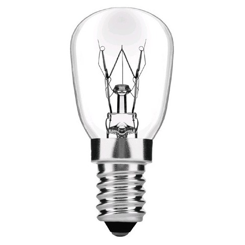 Ugnslampa E14 - 25W Halogen, 130lm, max 300°C