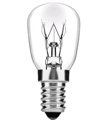 Kylskåbslampa E14 - 25W Halogen, 130lm, -20°C