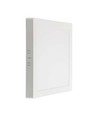 12W kvadratisk LED taklampa - 1200lm, 16,7 x 16,7 cm, 3000K, vit kant, inkl. ljuskälla