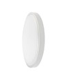 36W LED-plafond med sensor Samsung-chip - 4000K, rund, vit ram, IP44