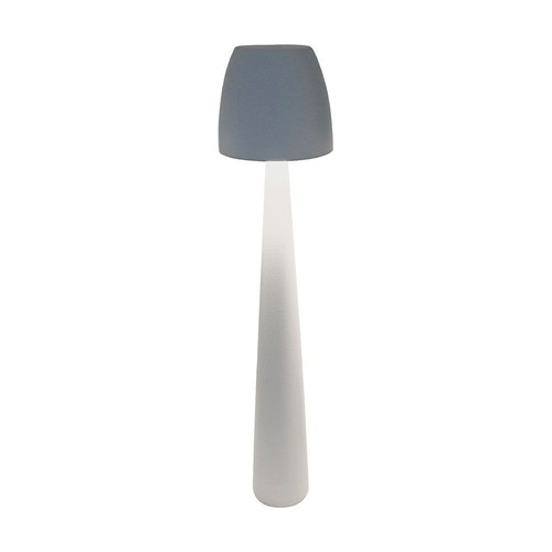2W-3W uppladdningsbar LED bordslampa - Ø8cm, 3-stegs dimbar, vit, inkl. USB-kabel