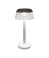 3W uppladdningsbar LED bordslampa - Ø13cm, 3-stegs dimbar, CCT, vit, inkl. USB-kabel