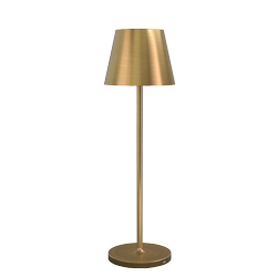 Bordslampor Calida Laddningsbar bordslampa - utomhus, 2700K , RA97 , dimbar, mässing